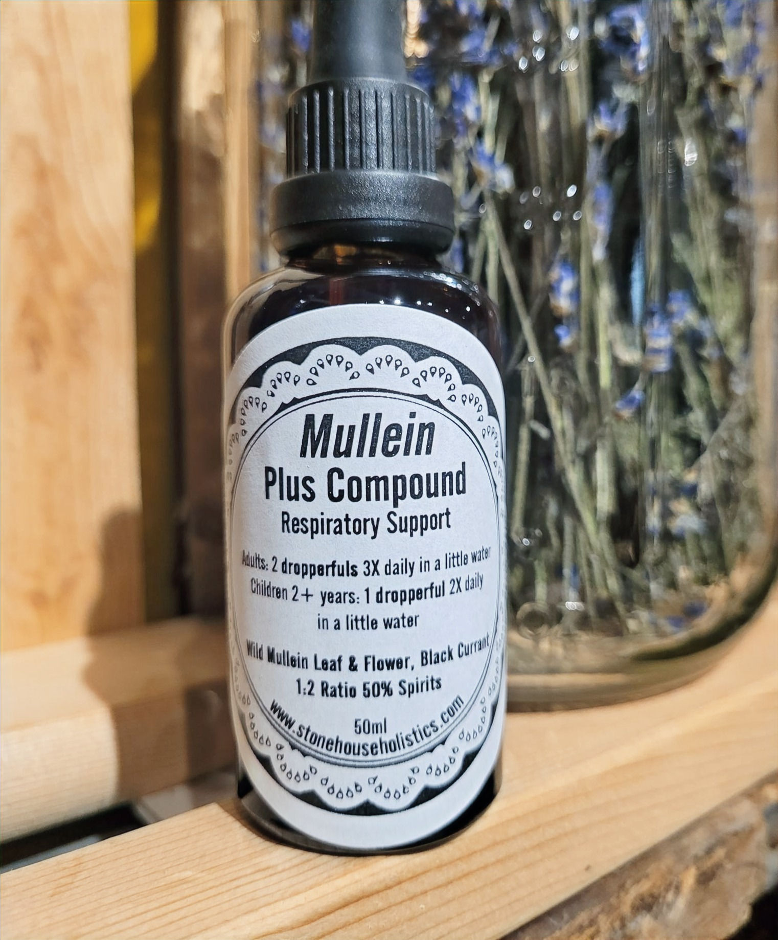 Mullein PLUS Compound - Wildcrafted