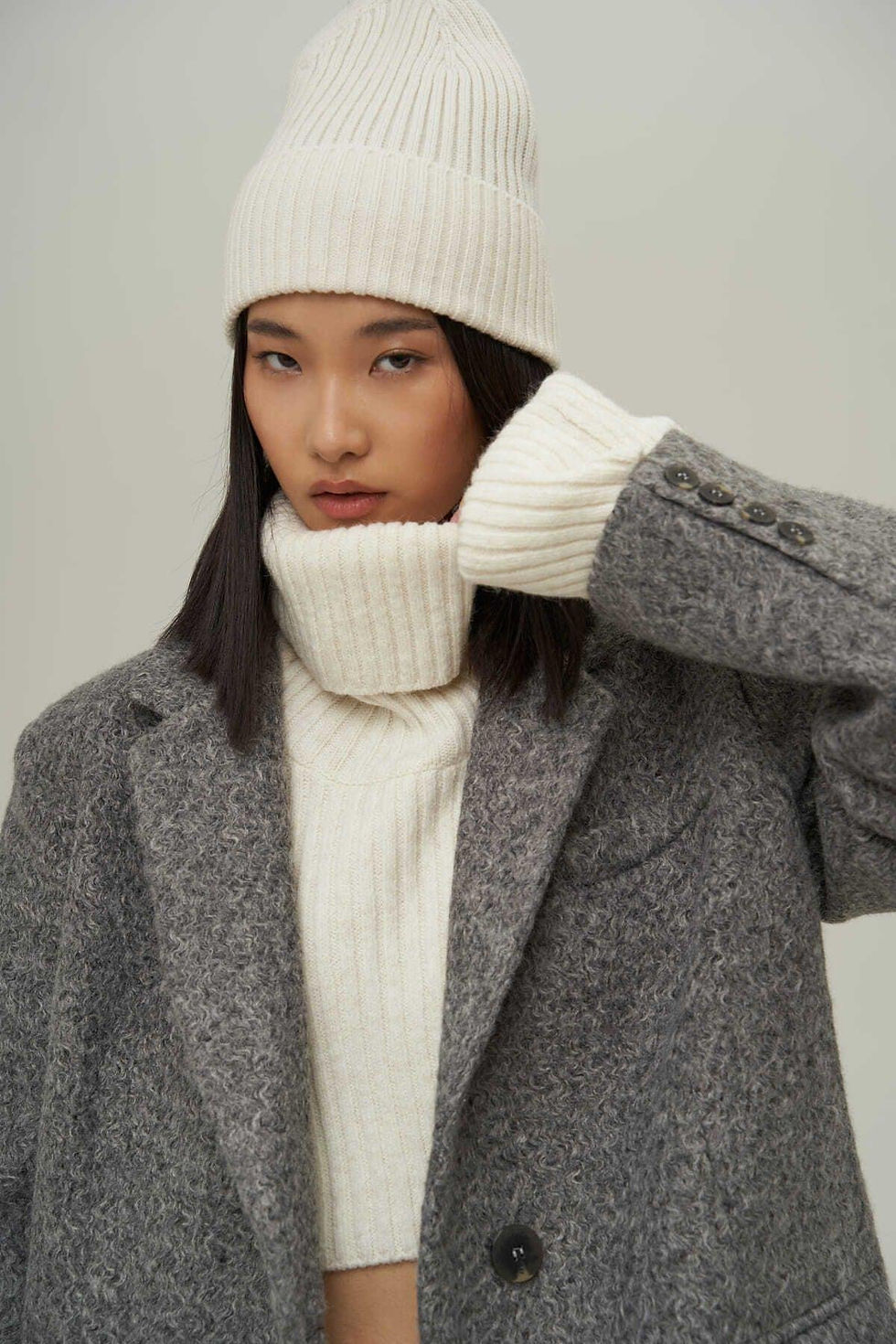 Thumbnail: Taupe Blazer Jacket