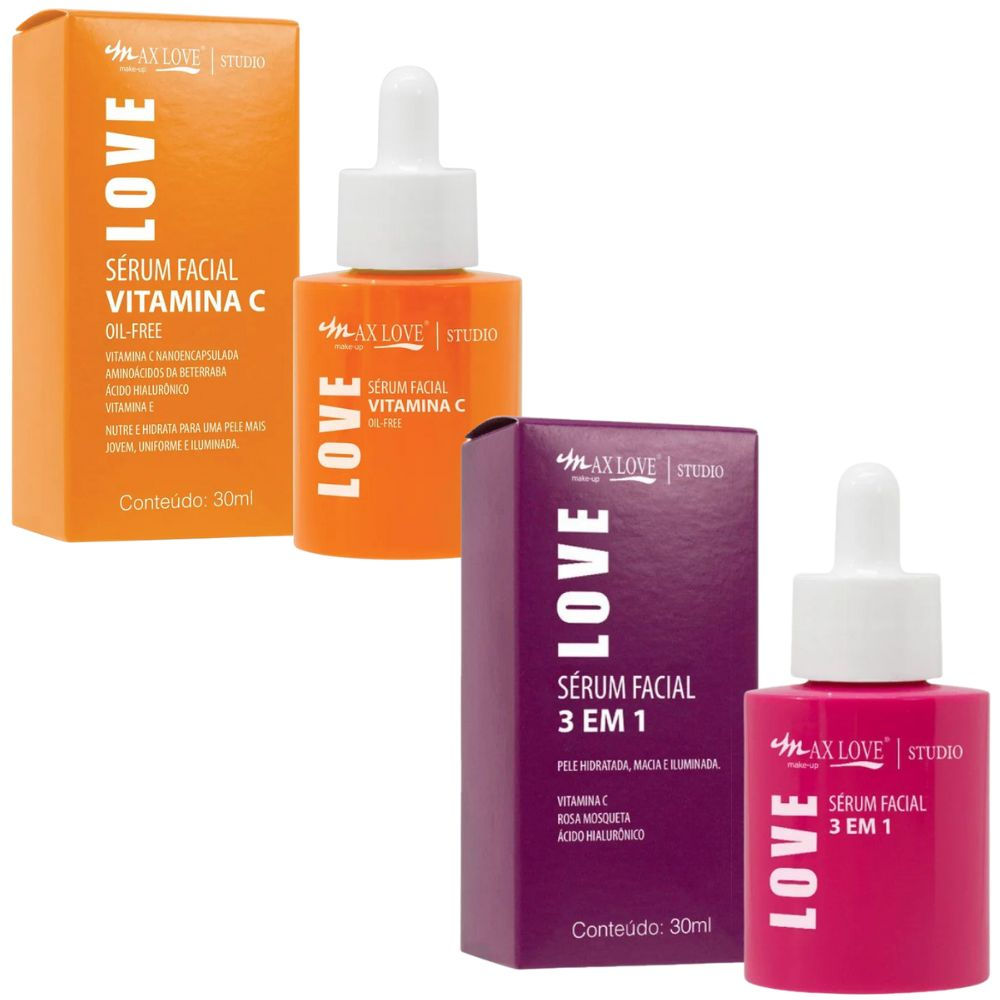 Kit Sérum Facial Max Love Studio