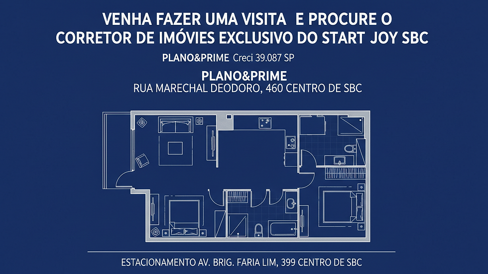 Close-up de planta baixa de apartamento moderno