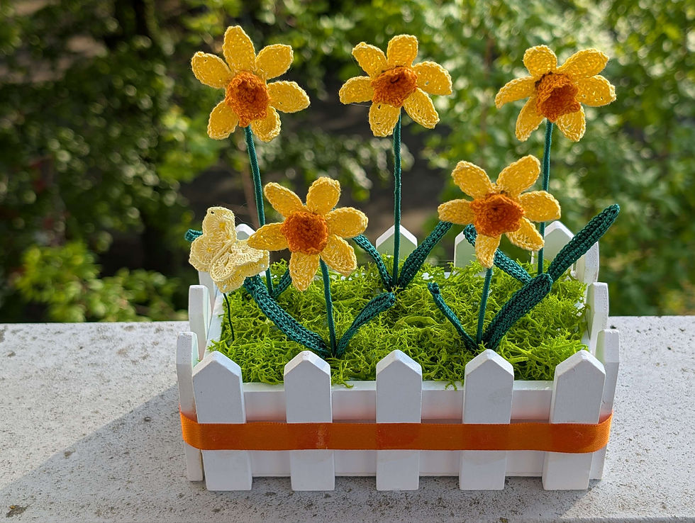 Miniaturbild: Narzissen im Blumenkistchen 