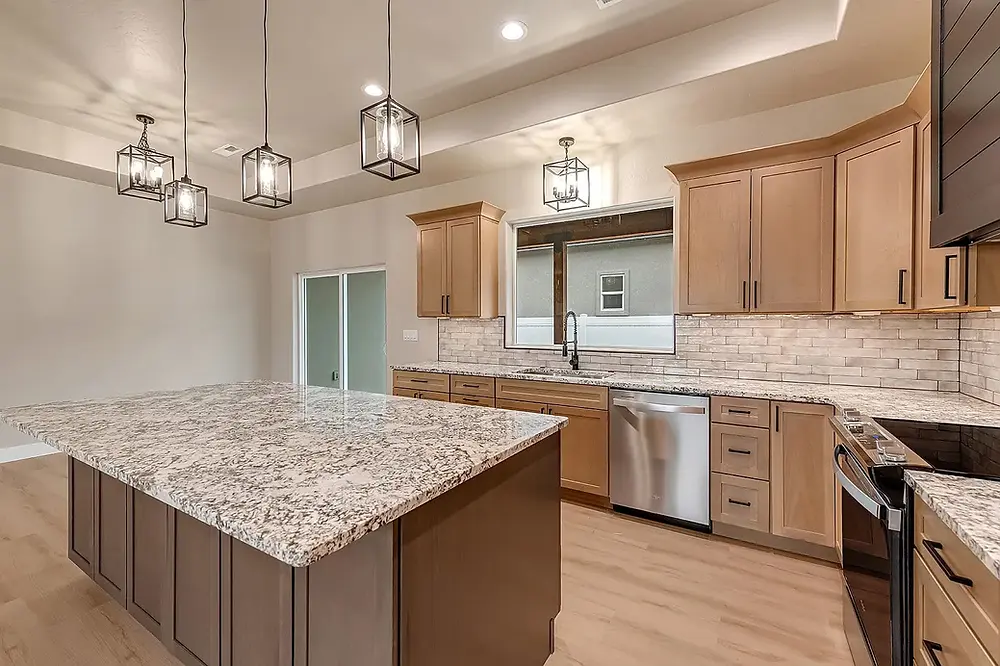 upgraded appliances in modern kitchen