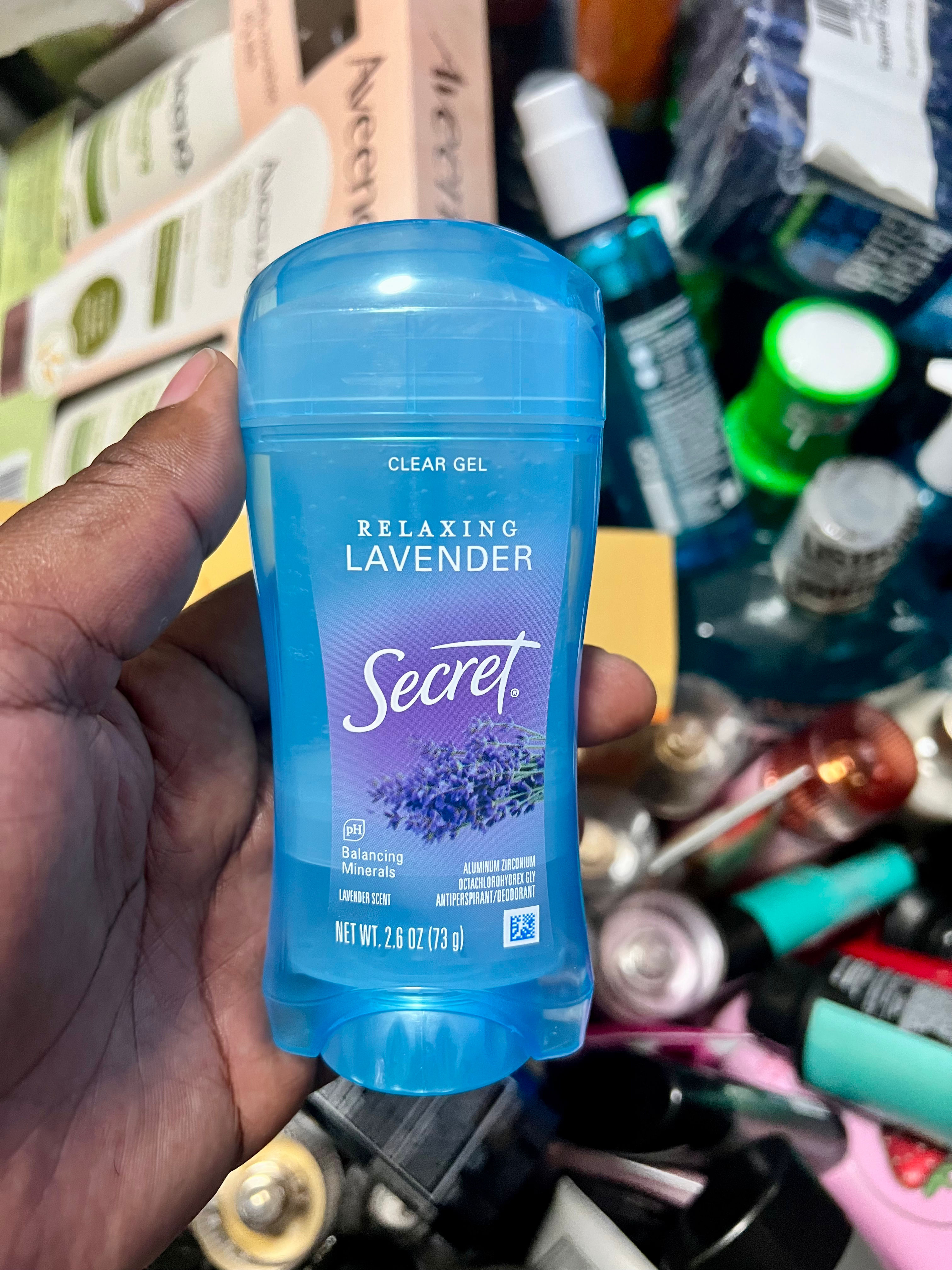 Secret Deodorant, Clear Gel, Lavender Scent | For Women |