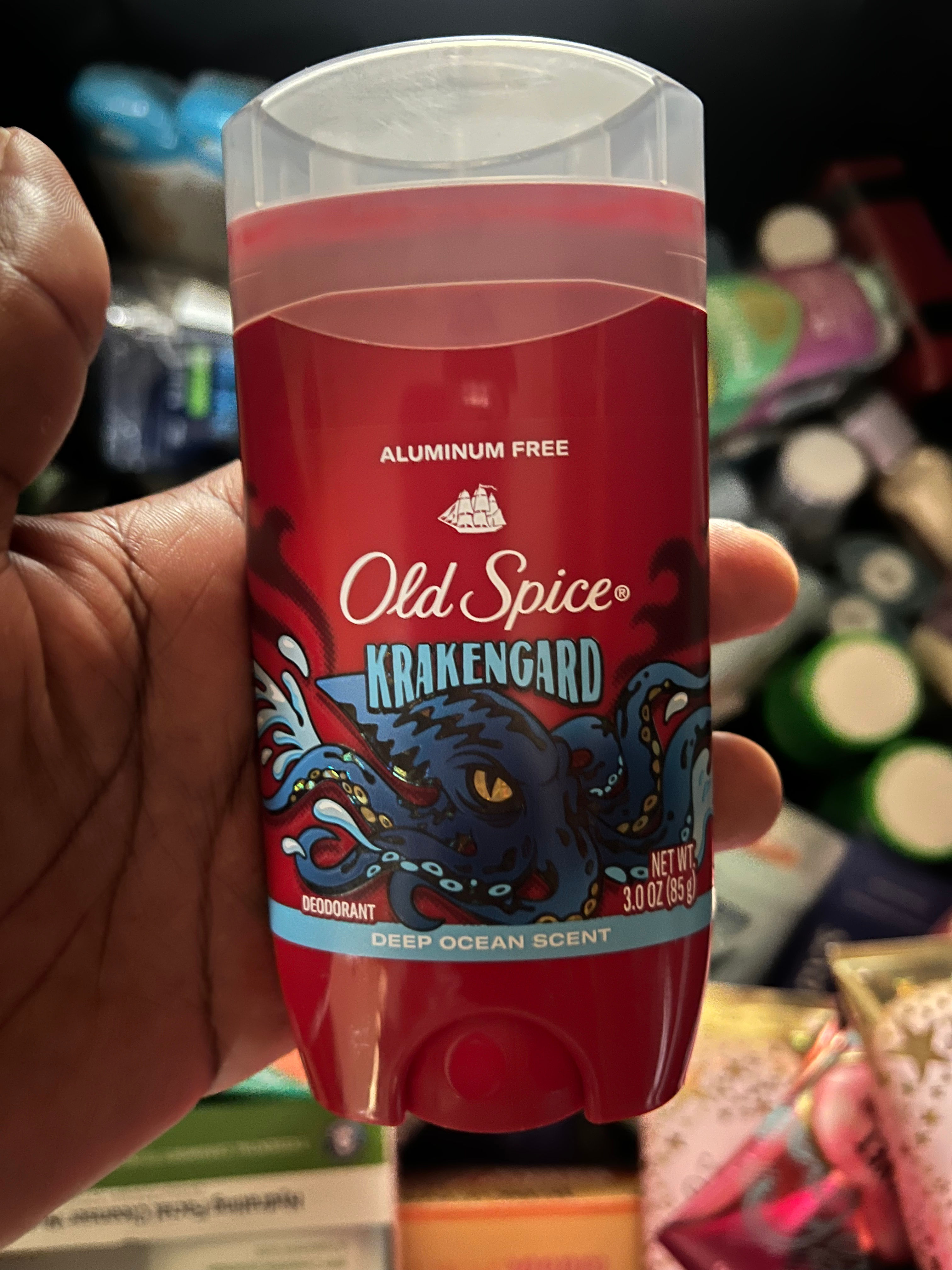 Old Spice Aluminum Free Deodorant for Men, Stick, Krakengard