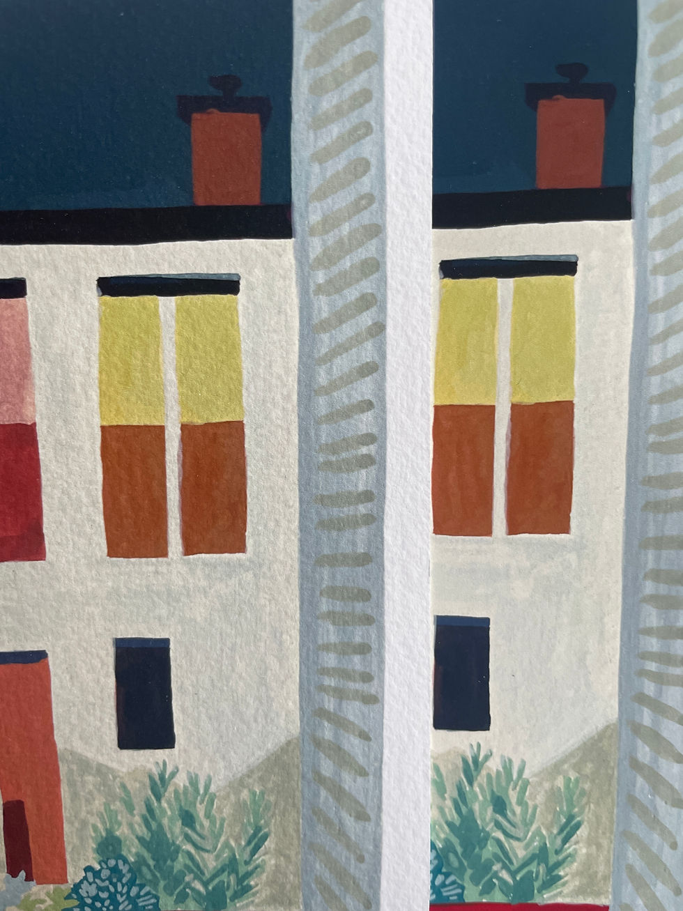 Miniature : Fenêtre en hiver - A5 fine art print