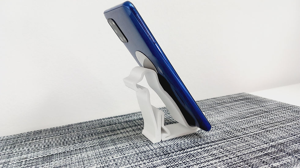 Miniatura: 2u1 Pas držač za mobitel i ukras 8 cm