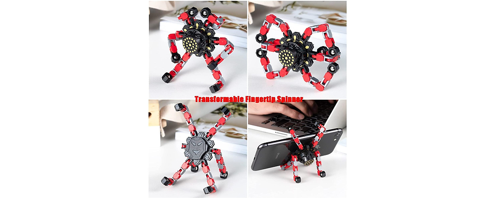 Minijatura: Mehanički fidget spinner s mogućnošću preoblikovanja – antistres igračka