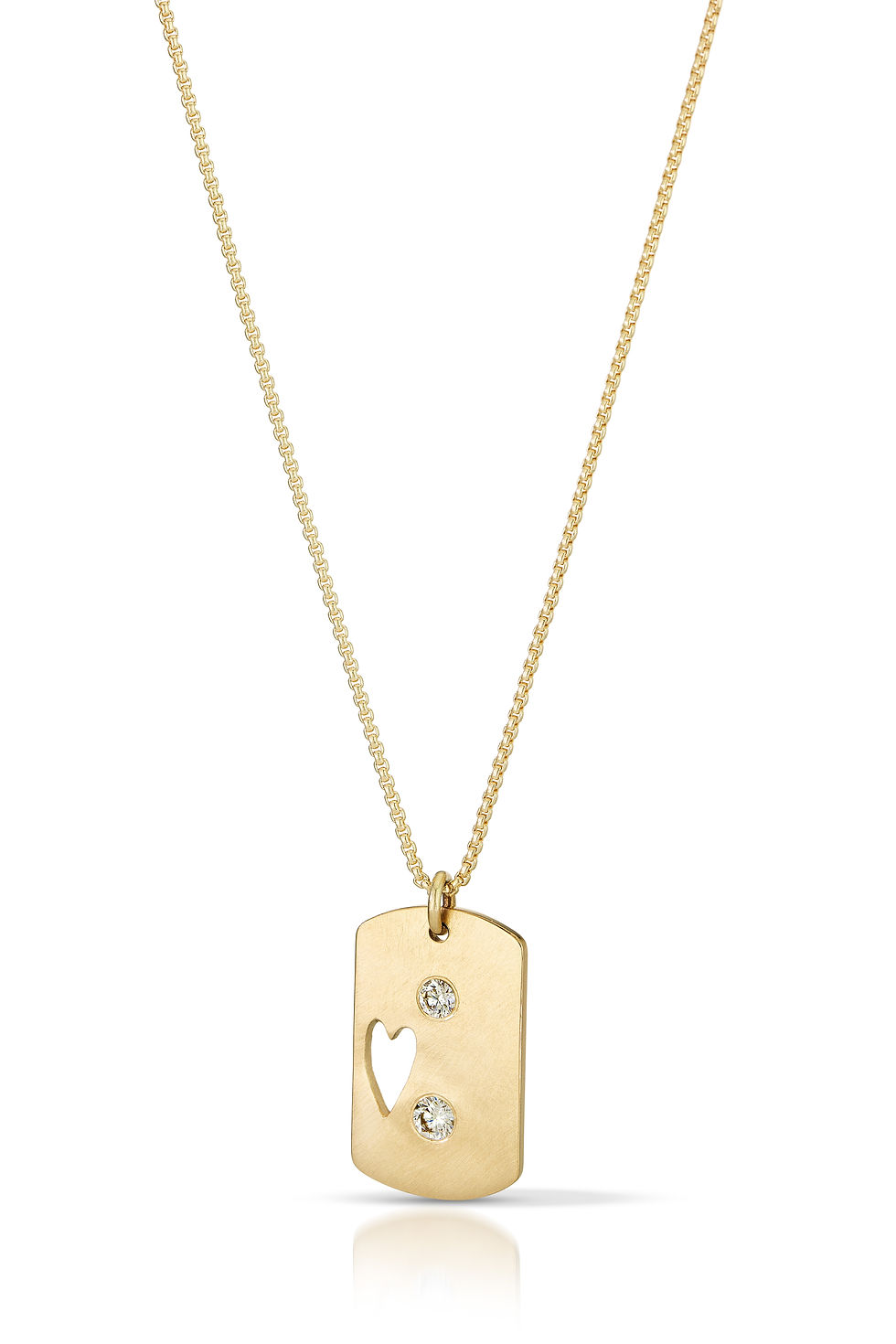 Thumbnail: Two Necklace, 14K & Diamond
