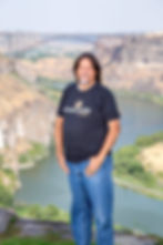 Tom Atkin in front of the Perrine Bridge in Twin Falls Idaho