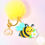 Thumbnail: Bumblebee Kawaii Acrylic Keychain