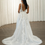 Thumbnail: low back a line lace wedding dress