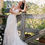 Thumbnail: low v neckline lace a line wedding dress