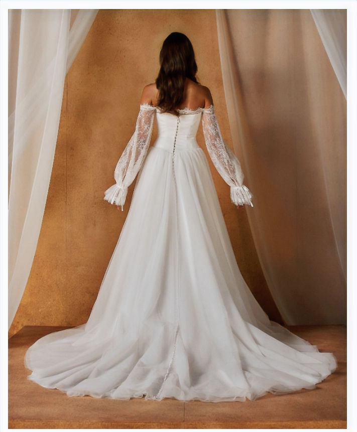Thumbnail: Bridal Jacket - Nordic - JK433 - Madi Lane