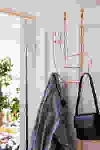 Urban Outfitters Home rose gold over-the-door multi-hooks shaped like a llama