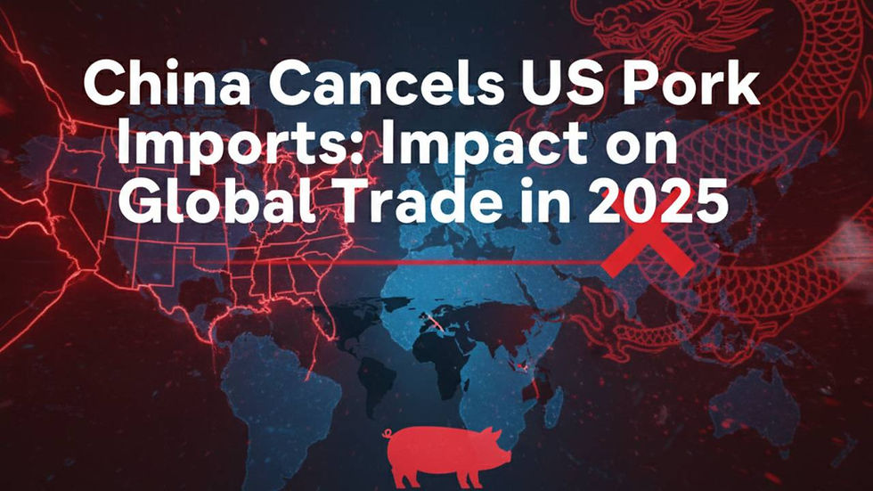 US pork export data