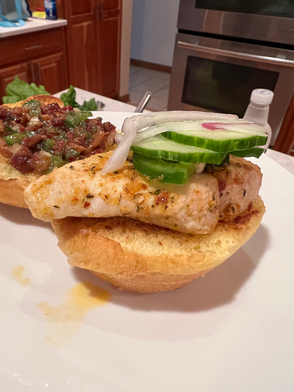 Seared Chicken Slider w/ Bacon Jam