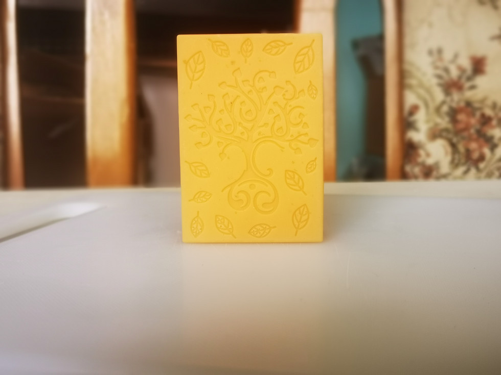 Miniatura: Jabón Artesanal Antibacterial de naranja y vainilla 110 g