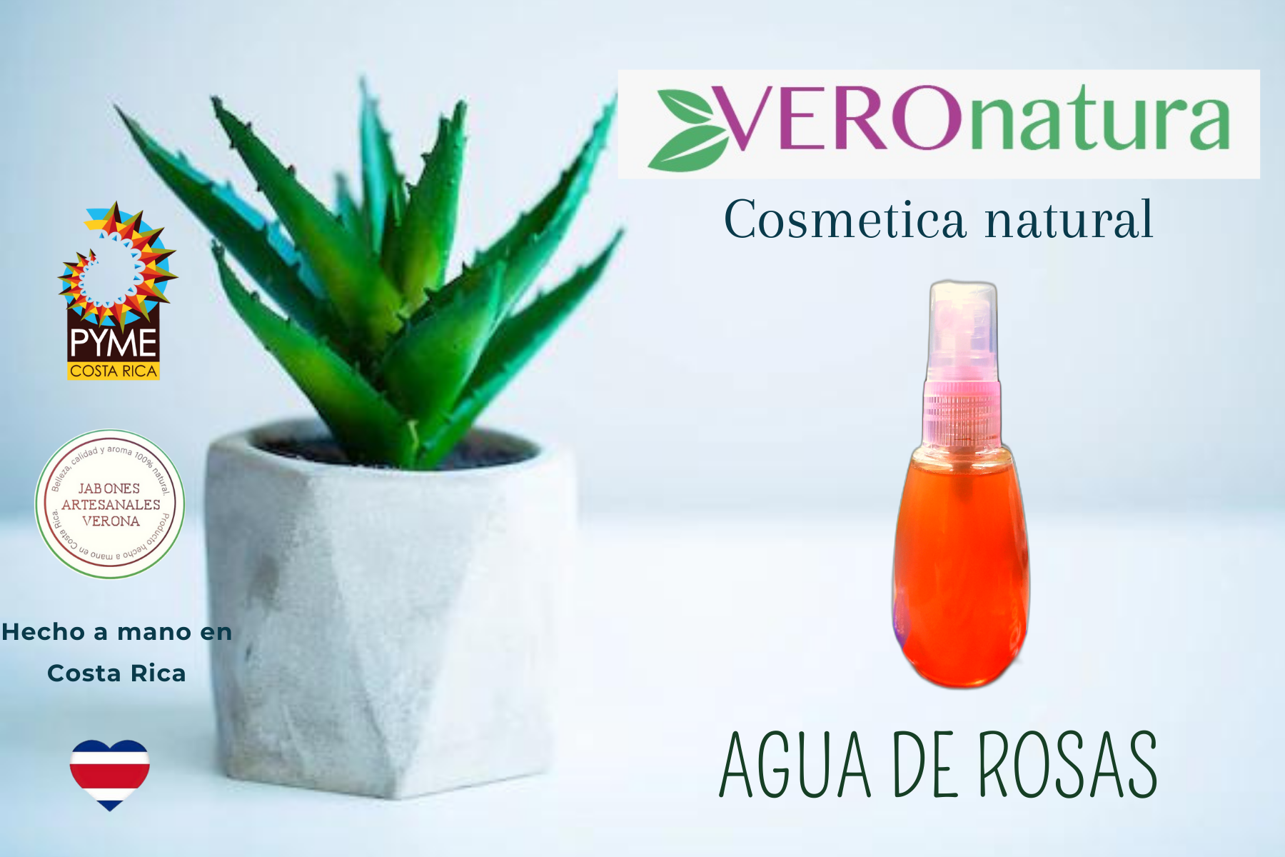 Agua de rosas 60 ml