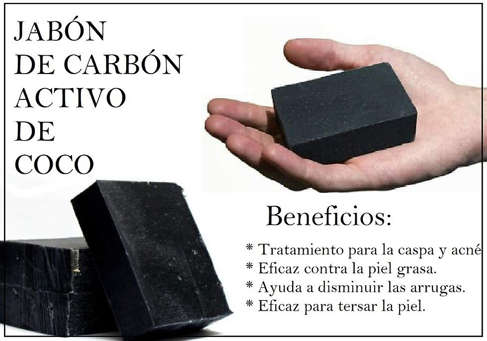 Miniatura: Jabón artesanal  de Carbón Activado  110g