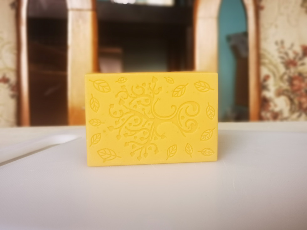 Miniatura: Jabón Artesanal Antibacterial de naranja y vainilla 110 g