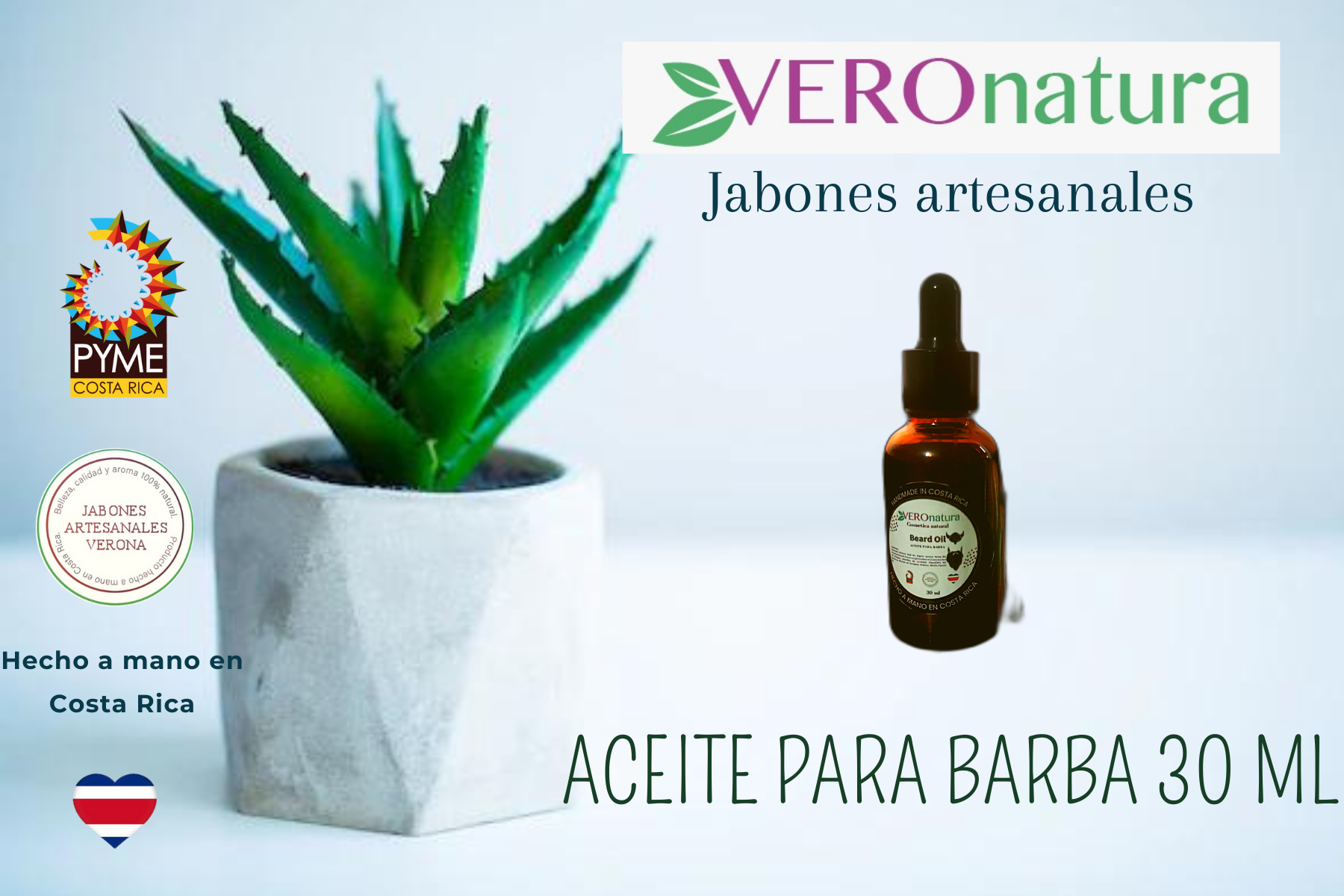 Aceite para barba revitalizante 30ml