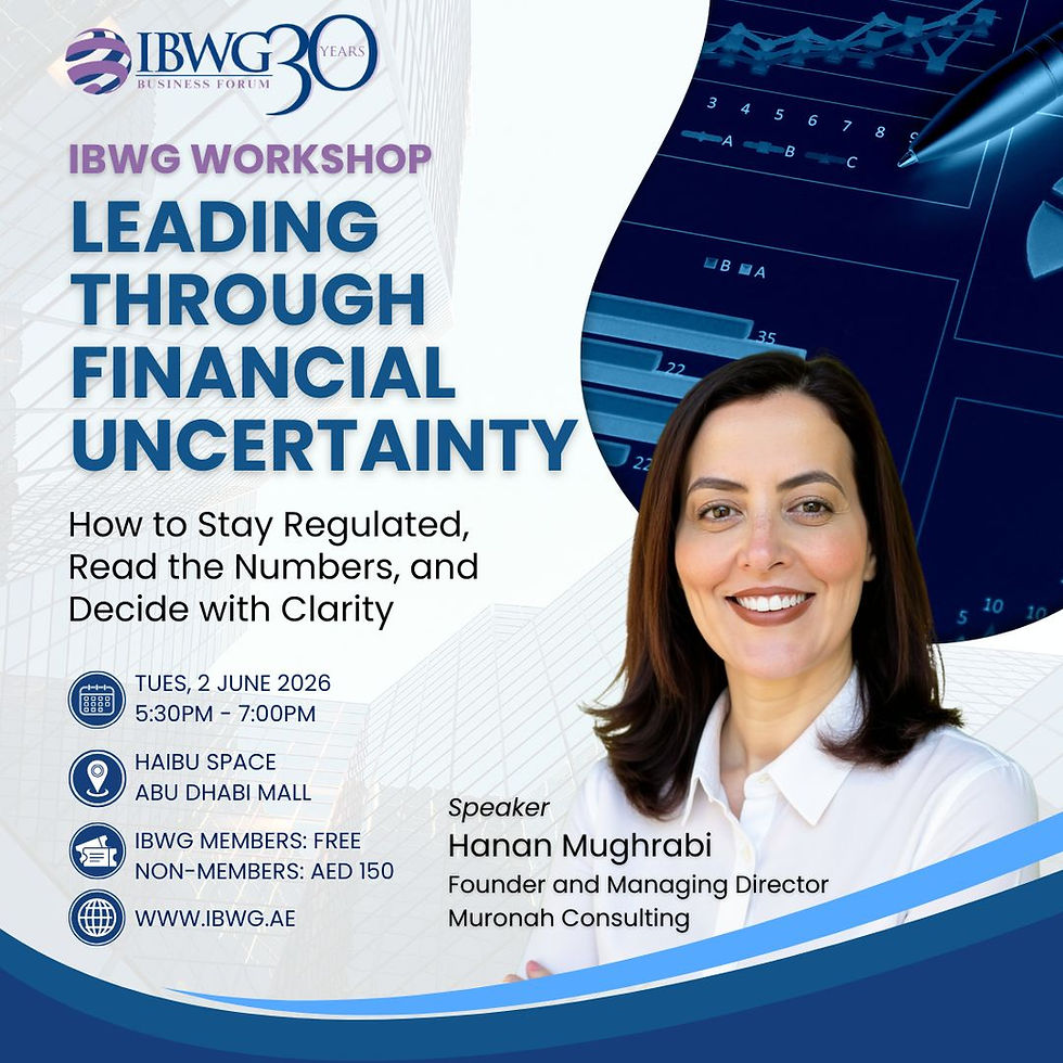 IBWG Workshop: Leading Through Financial Uncertainty
