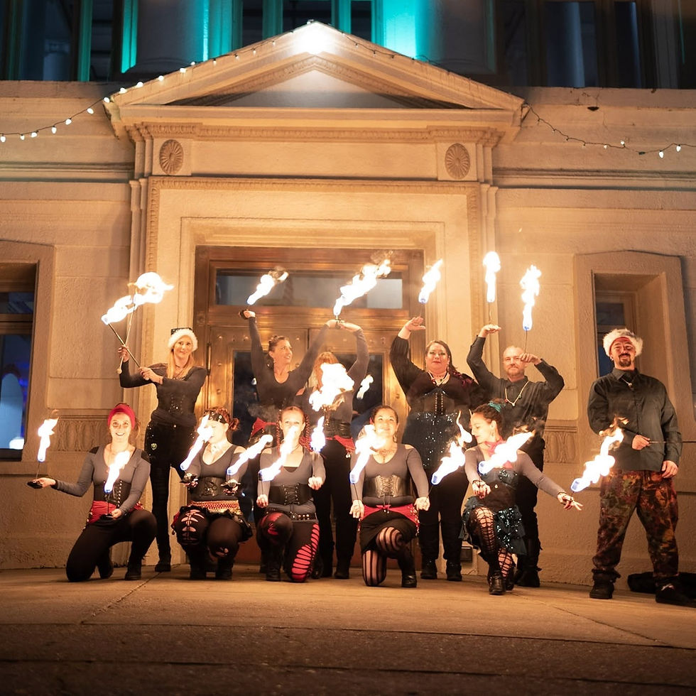 Vortex Fire Dance Show at Sparkle