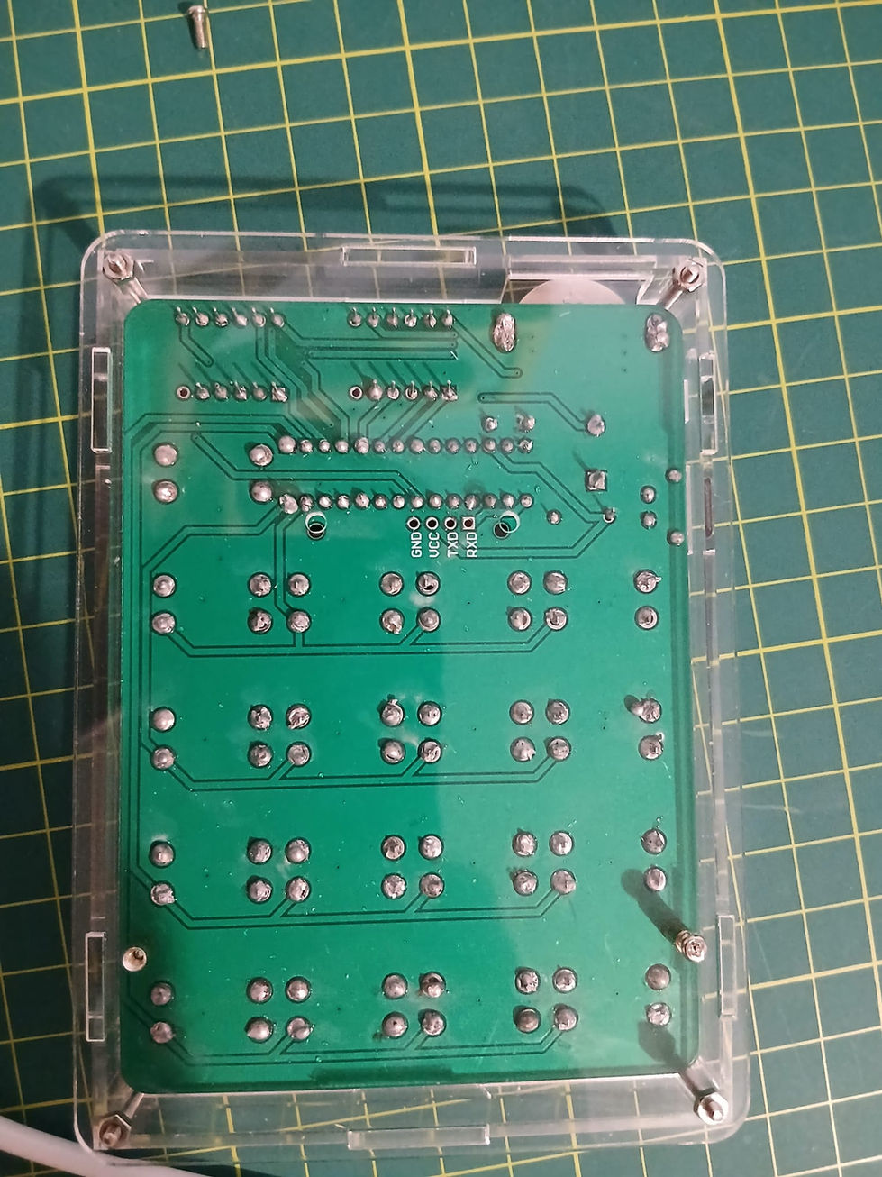 Back of calculator