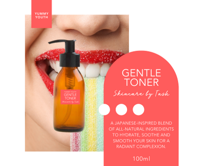 Yummy Youth | Gentle Toner, by Tash