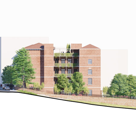 La Malatería à Oviedo, ancien hôpital des années 1920.