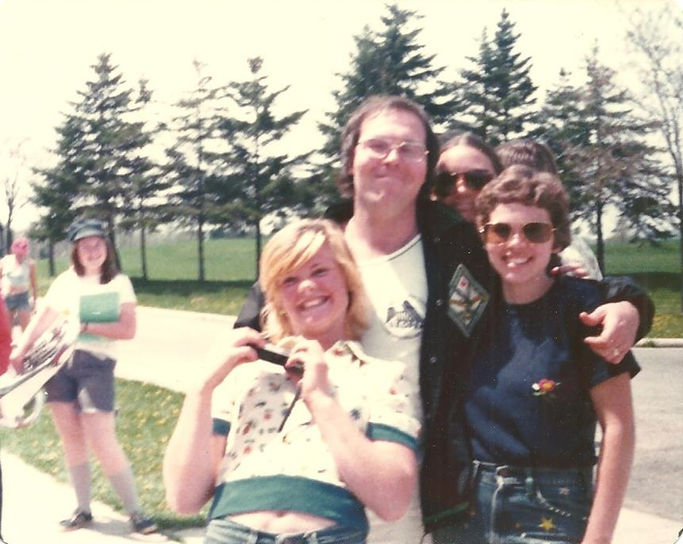 Corps camp Peggy Dalloway, Bob Christie. Tina Ernst (Louttit) Tina Mayer