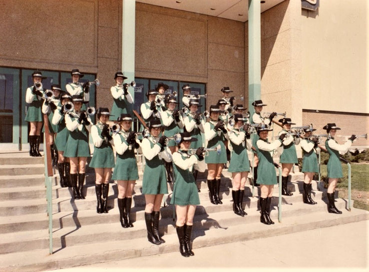 1973 Horn Line - Sopranos - photo shoot at the Brantford Civic Centre