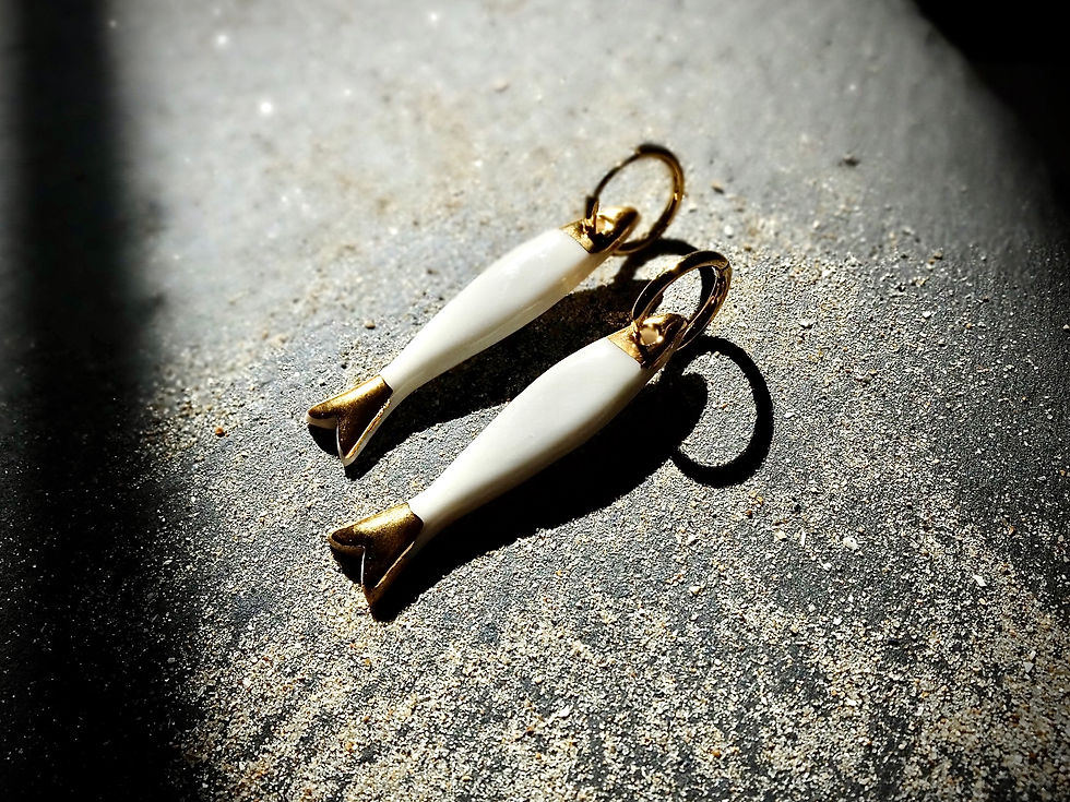 Miniature : Sardine - Boucles d'oreilles