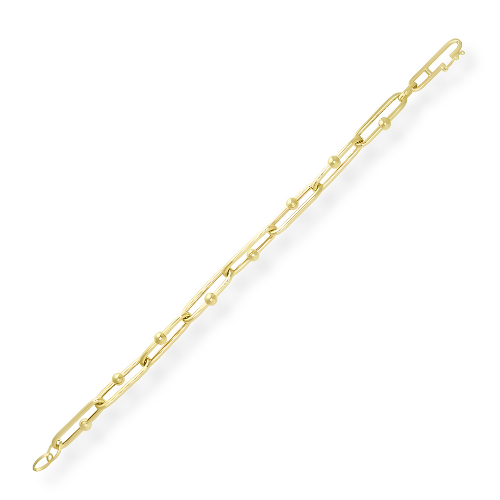 Thumbnail: 14K Gold Elongated Jax Link Chain