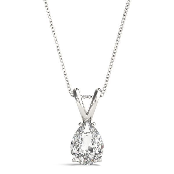 Thumbnail: Pear Solitaire Pendant
