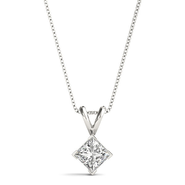 Thumbnail: Princess Solitaire Pendant