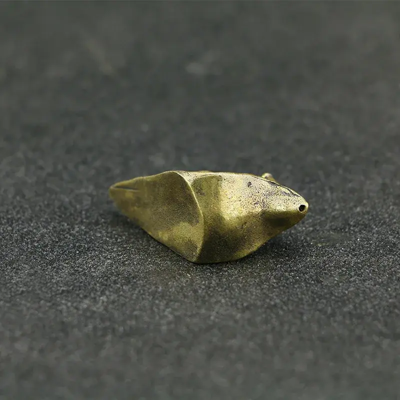 Thumbnail: Cute Mini Vintage Brass Snail Portable Animal Statue Incense Holder