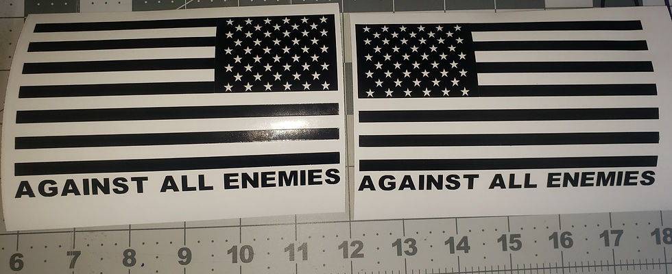 Thumbnail: Against All Enemies-Decals (Pair)