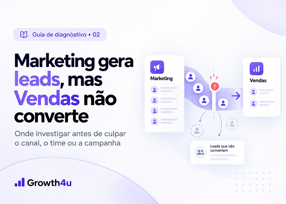Marketing gera leads, mas Vendas não converte: onde está o problema?