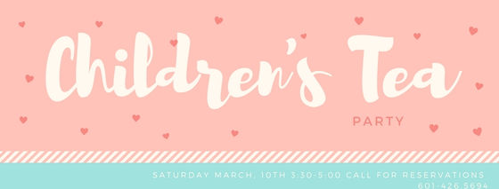 Annual Children's Tea Party
