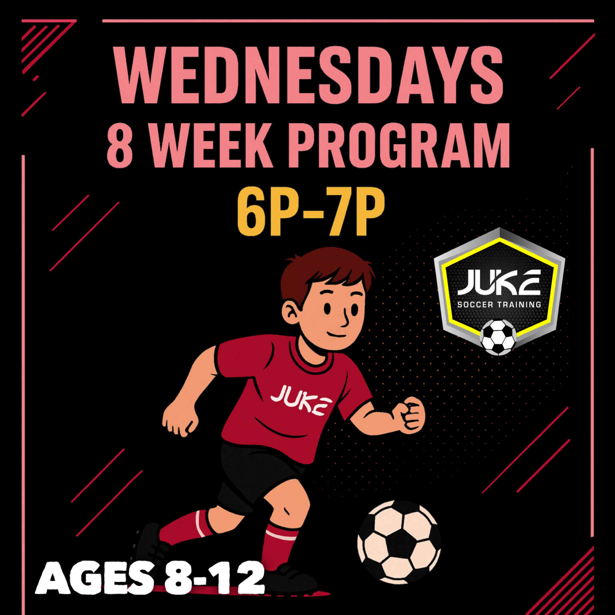 Wednesdays 6pm Ages 8-12