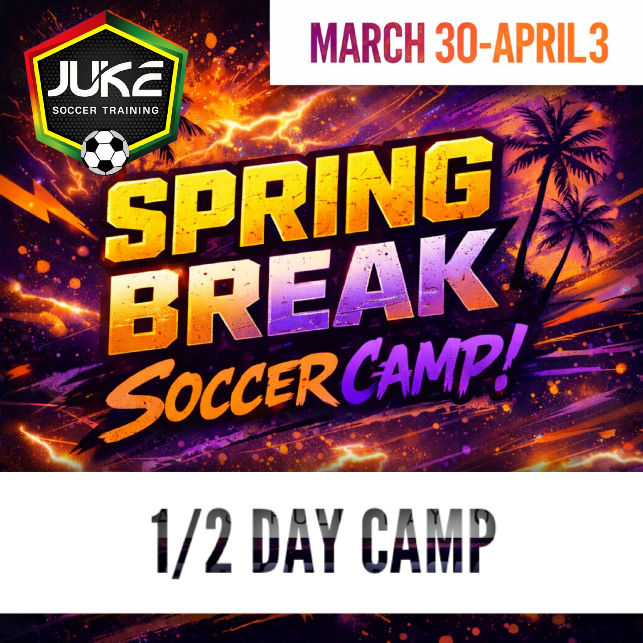 SPRING BREAK CAMP - 3/30-4/3- FULL WEEK 1/2 DAY