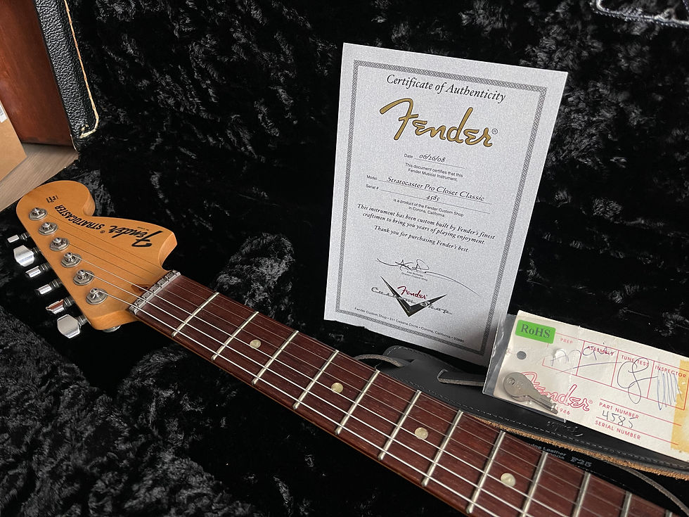 Thumbnail: 2008 Fender CS Strat Pro # 4585