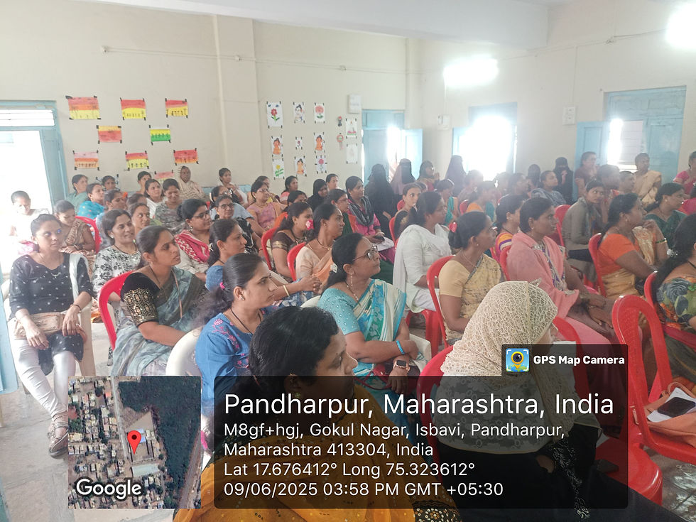 पंढरपूर एज्युकेशन सोसायटीचे कौशल्य विकास केंद्र व युथ बिल्ड फौंडेशन, पुणे यांचे तर्फे द.ह. कवठेकर हायस्कुल येथे महिला उद्योजक मेळावा संपन्न 
