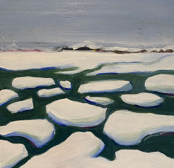 Northern Lakes painting by Edith Jakobs