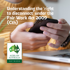 Understanding the ‘right to disconnect’ under the Fair Work Act 2009 (Cth)