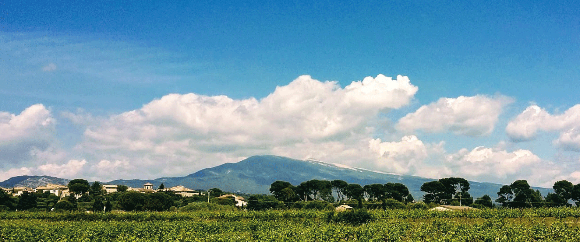 Caromb et le Mont Ventoux
