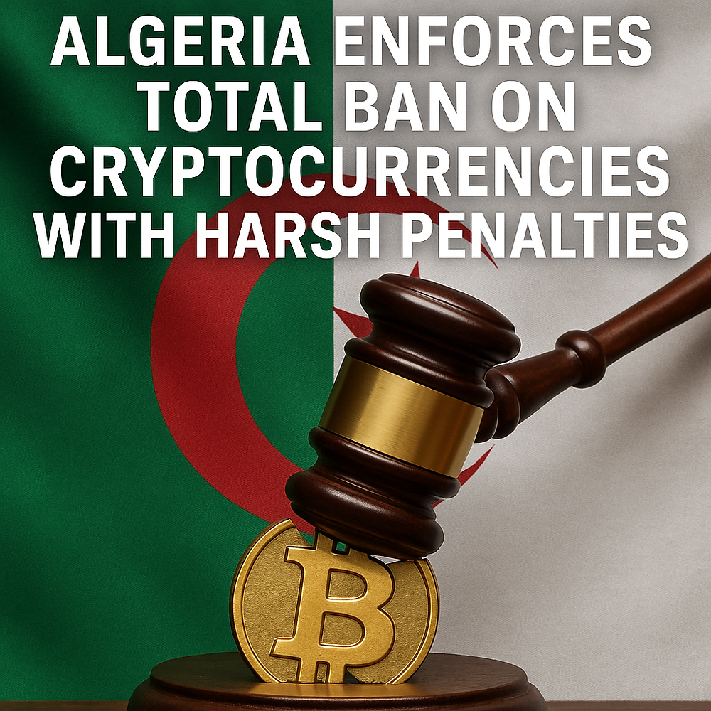 Algeria Enforces Total Ban on Cryptocurrencies with Harsh Penalties