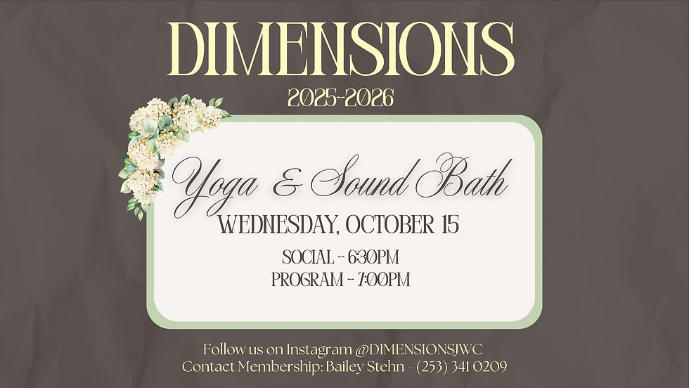 Dimensions - Yoga and Sound Bath 