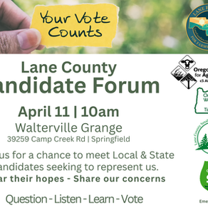 Pull out your calendar: Lots coming up in Lane County!